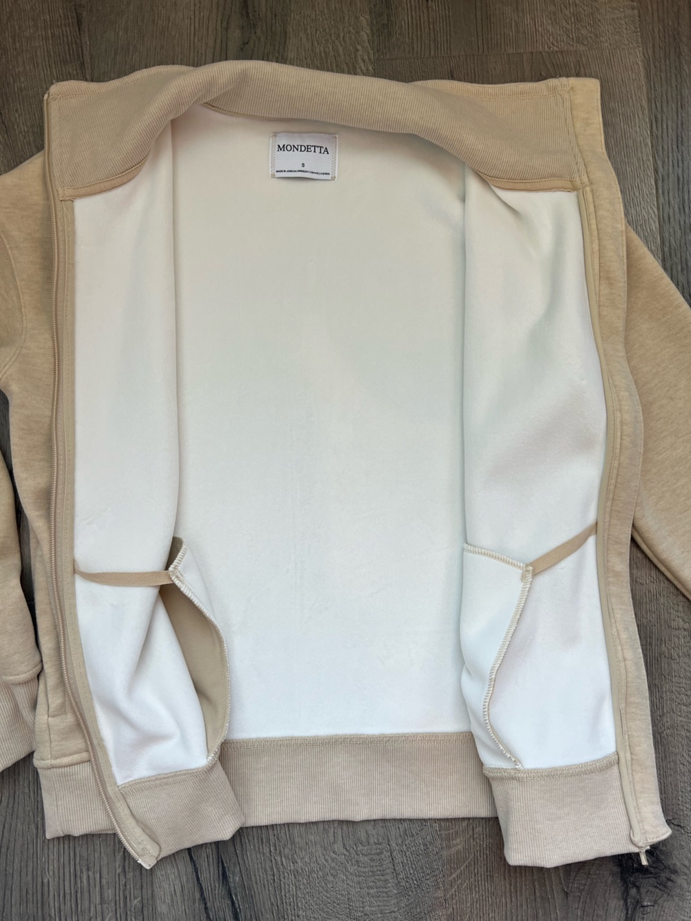 Mondetta Beige Zip-Up Jacket & pants set - Picture 7 of 11